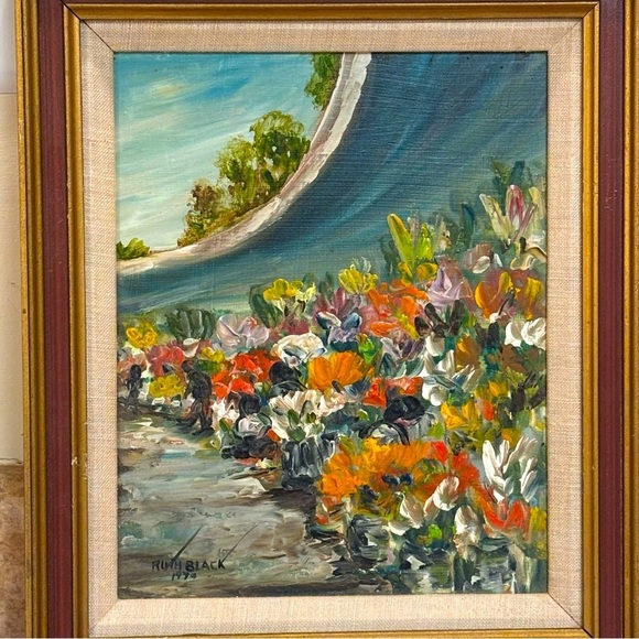 Original Oil Painting by RUTH BLACK Landscape Signed Vintage Excellent Condition - Picture 1 of 7